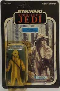 STAR WARS: RETURN OF THE JEDI: FIGURA DE ACCIÓN CON TARJETAS DE LOGRAY. 65 TRASERO (F) - Imagen 1 de 6