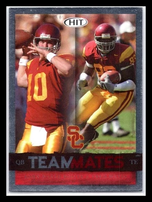 2008 SAGE HIT #61 John David Booty / Fred Davis Silver USC Trojans - Image 1 of 2