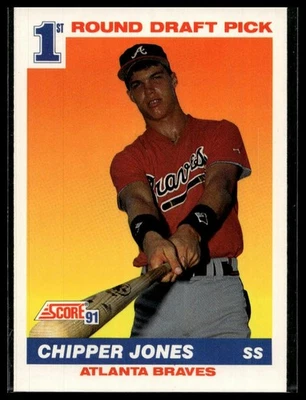 1991 Score #671 Chipper Jones Rookie RC - Image 1 of 2