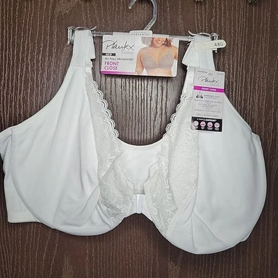 Sujetador Playtex 48G Dreamwire Cierre Frontal Blanco 4423 Nuevo con Etiquetas Foto 1 de 4