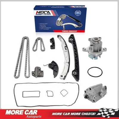 Kit de cadena de distribución bomba de aceite bomba de agua válvula cubierta para Ford Mercury Mazda 2.3L Foto 1 de 4