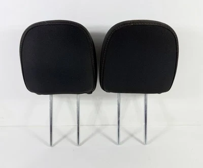 Juego de reposacabezas traseros Dodge Journey 2011-2019 segunda fila (2) tela negra con puntada roja Foto 1 de 4