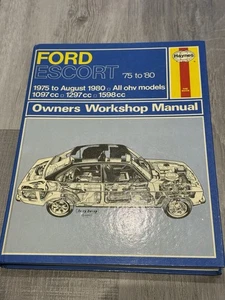 FORD ESCORT MK2 -1097 cc 1297 cc 1597 cc (1975-80) HAYNES WORKSHOP MANUAL. 280 - Picture 1 of 3