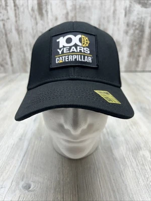 Новый Caterpillar 100 лет юбилей крышка водитель грузовика шляпа сетки snap back  - Изображение 1 из 4