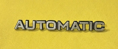 OPEL AUTOMÁTICO - PLACA/EMBLEMA COCHE METAL VINTAGE 135 X 15 MM Foto 1 de 3