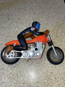 Vintage 1973 Mattel The Electric Hog Toy Motorrad Dirt Bike Stunt Rider Figur - Bild 1 von 4