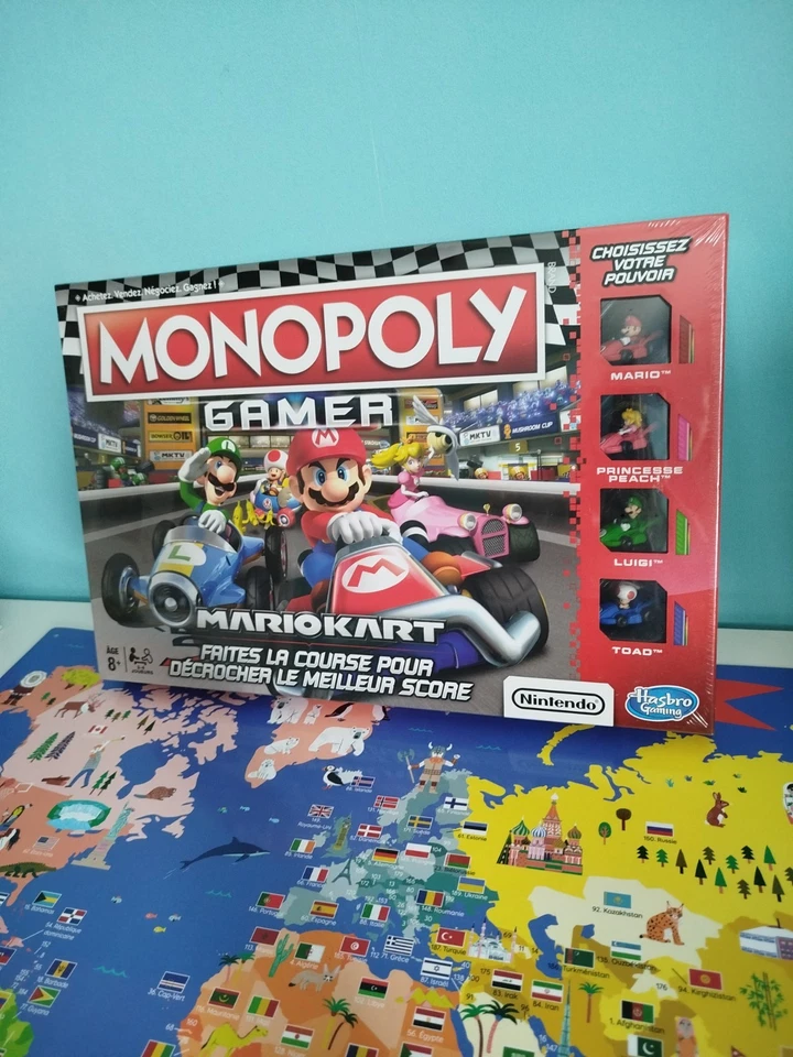 Monopoly Gamer Mario kart hasbro - Photo 1/1