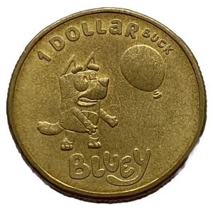 2024 AUSTRALIAN $1 DOLLAR BUCK BLUEY COIN | KEEPY UPPY BALLOON π | CIRCULATED - Picture 1 of 2