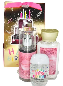 Happy Birthday 3-teiliges Set CHAMPAGNER TOAST Nebel Lotion Desinfektionsmittel Bath & Body Works - Bild 1 von 7