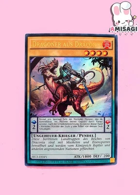 Yu-Gi-Oh! - Card Dragoner From Draconia SECE-DESP1 Ultra Rare TCG German - Image 1 of 3