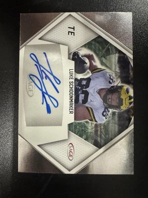 2023 SAGE High Series - Autographs Luke Schoonmaker #A-LS (AU, RC) - Image 1 of 2