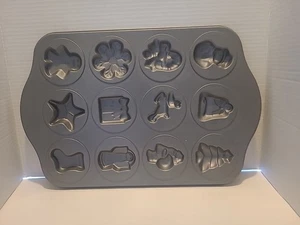 non stick Christmas cookie pan angel snow man star stocking snowflake more - Picture 1 of 2
