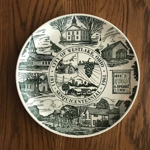 Vintage City of Westlake Sesquicentennial Collectors Plate - Picture 1 of 5
