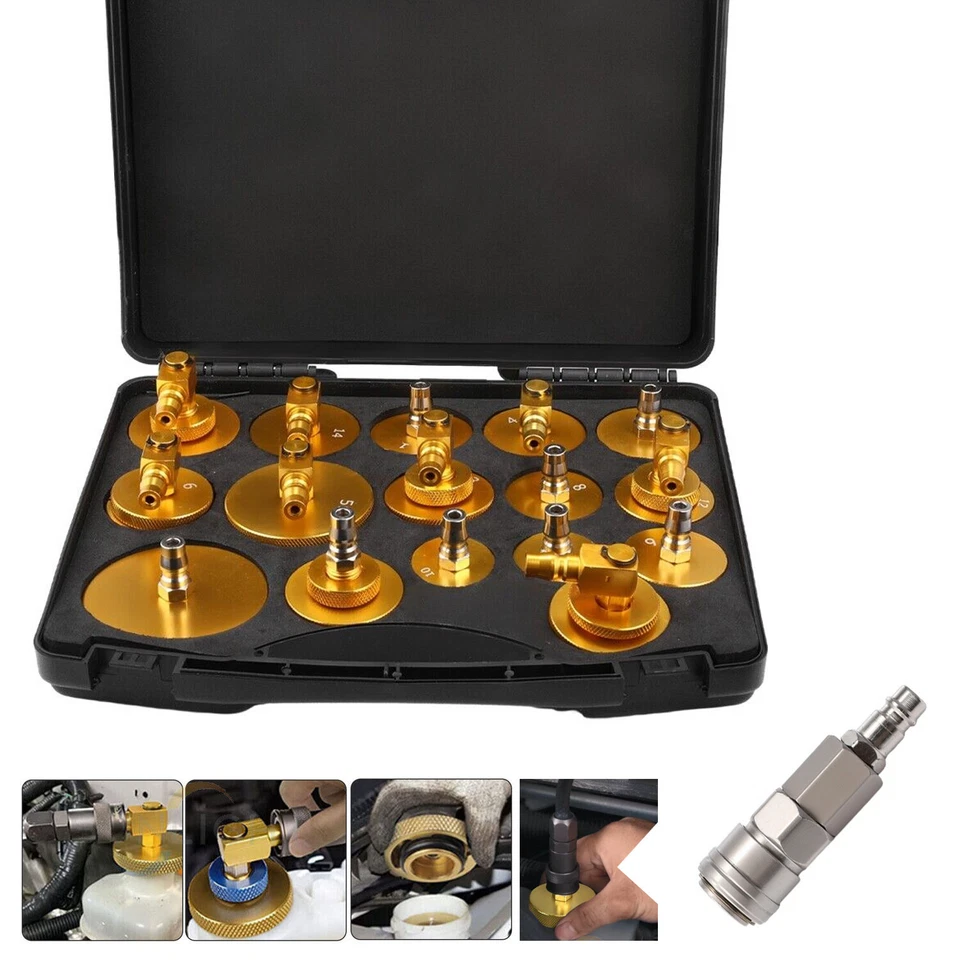 GEARMONSTER Bremsenentlüftungsgerät Bremse Bremsenentlüftung Adapter Satz Set Kit für AST618