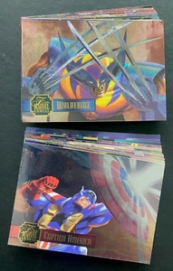 1995 Flair Marvel Annual POWER BLAST Complete Set (24 Cards) WOLVERINE + - Picture 1 of 7