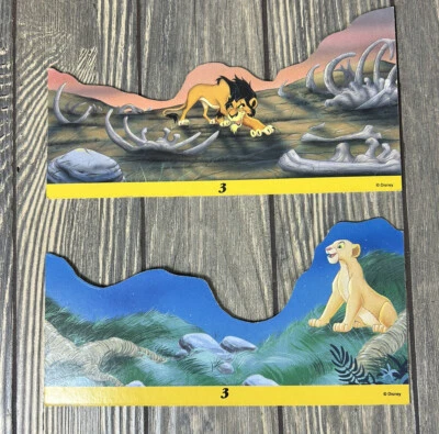 De Colección Milton Bradley El Rey León Juego a Juego Pieza de Repuesto Tableros Amarillos 3 Foto 1 de 2