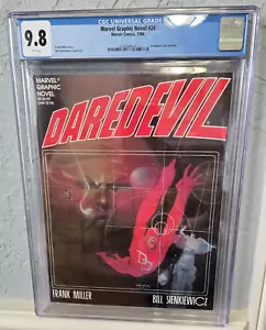 MARVEL GRAPHIC NOVEL #24 (1986) CGC 9.8 Sienkiewcz&Miller DAREDEVIL Love and War - Picture 1 of 4