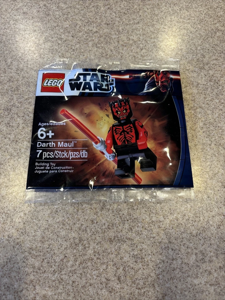 Lego Star Wars Darth Maul Minifigure (6005188) Authentic Lego New Sealed 2012 - Image 1 of 1