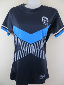 Womens Scotland Curling T-Shirt Top T Shirt Scottish Clothing Ladies Size 10 - Picture 1 of 5