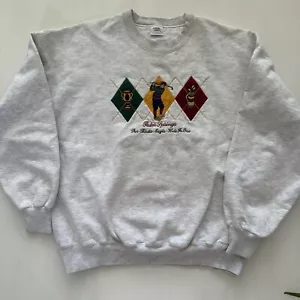 Vintage Crazy shirts Palm Springs, CA Golfer Embroidered 90s Crew Neck Men's XL - Picture 1 of 5