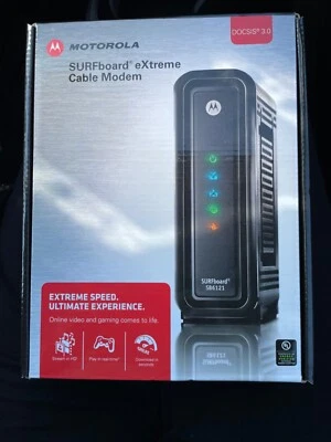 Motorola SURFboard SB6121 eXtreme 3.0 Cable Modem DOCSIS 3.0 - Image 1 of 4