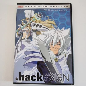 .Hack Sign, Vol. 5: Uncovered (DVD, 2003) Region 1 Platinum Edition Bandai Anime - Picture 1 of 7