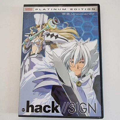 .Hack Sign, Vol. 5: Uncovered (DVD, 2003) Region 1 Platinum Edition Bandai Anime - Image 1 of 4