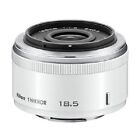 Used Nikon 1 Nikkor 18.5Mm F/1.8 White Excellent Free Shipping