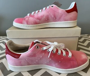 Adidas Stan Smith Pharrell Hu Holi AC7044 Pink Sneakers Shoes Mens 9.5 Women 11 - Picture 1 of 11
