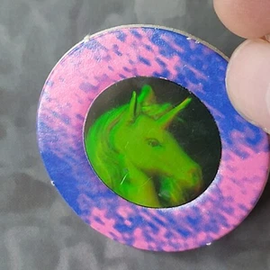 POG Milkcap Vintage 90er Retro - Hologramm Einhorn - Bild 1 von 1