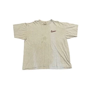 Vintage Rare Nike Rubber Logo T Shirt XL swoosh 90s USA Basketball - Bild 1 von 4