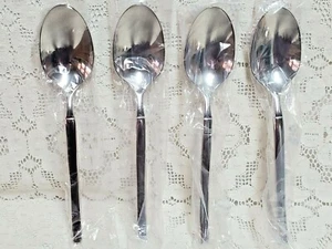 Zwilling J. A. Henckels Opus Oval Soup Spoons 7 1/4 Glossy 18/10 Stainless Set 4 - Picture 1 of 7