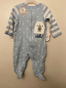 Infant Boy's Wonder Nation Sleep & Play With Inverted Zipper Size 3-6 Months - Picture 1 of 4