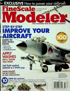 Fine Scale Modeler Magazine July 2008 Step-By-Step Improve Your Aircraft - Picture 1 of 3