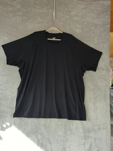 Lands' End shirt Men's Crew Neck Short Sleeve Rash Guard Black size 4 XL/T - Picture 1 of 9