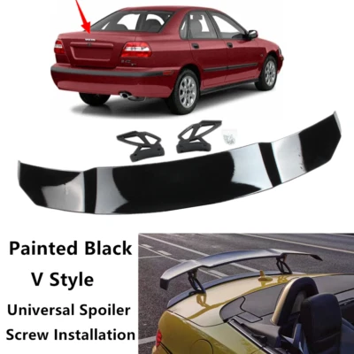 Universal Fit For Volvo S40 2000-2003 Racing GT Style Rear Trunk Spoiler Wing Foto 1 de 4