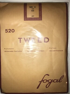 Pantimedias FOGAL Tweed 520 Color: Negro Talla: Pequeña 520 - 08 Foto 1 de 3