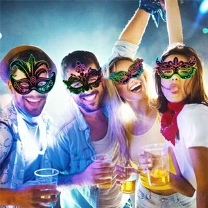 Half Face Masquerade Mask DIY Cosplay Mask Party Favors Eye Mask Kids Gifts - Picture 1 of 7