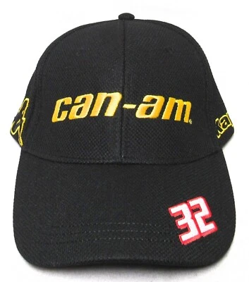 Кепка гоночная регулируемая KAPPA Can-Am No32 Go Fas черная стандартная посадка >НОВАЯ< - Изображение 1 из 4