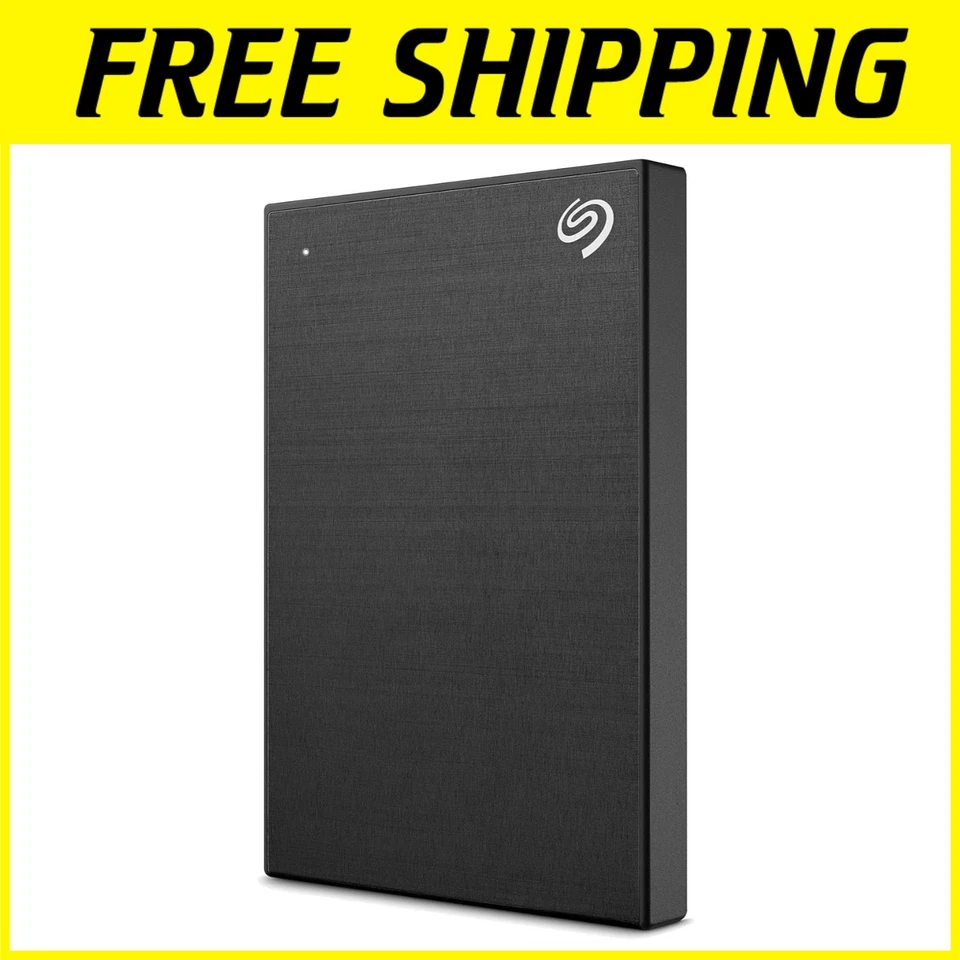 Portable External Hard Drive 2TB with Password Encryption - Image 1 of 4