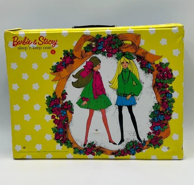 Barbie & Stacey Sleep 'n Keep Estuche Muñeca Baúl Armario Mattel De Colección Años 60 Foto 1 de 4