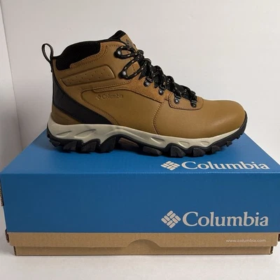 Columbia Botas Hombre 13 W Marrón Alce Newton Ridge Plus II Nuevas Anchas Impermeables Nuevas con Etiquetas Foto 1 de 4