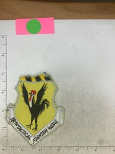 VINTAGE JAPANESE MADE USAF 18th FIGHTER WING SQUADRON PATCH - Picture 1 of 2
