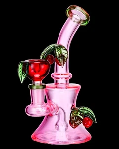 Süße Bong 7" rosa Bong BECHER Bongs DICKE Bongs Glas Wasserpfeife Shisha *USA* - Bild 1 von 1