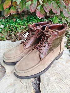 Russell Moccasin Premier African Sport Chukka Boots 8 E Beige Weather Buck - Picture 1 of 21