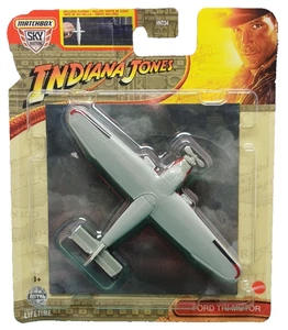 Matchbox 2024 Sky Busters Indiana Jones Ford Tri-Motor with Playmat - Picture 1 of 4