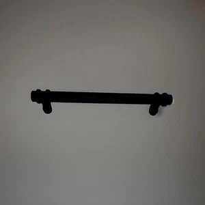 4 Liberty Classic Ringed Black Matt Drawer Cabinet Pulls P43084C-FB-CP 5-1&1/6” - Picture 1 of 6