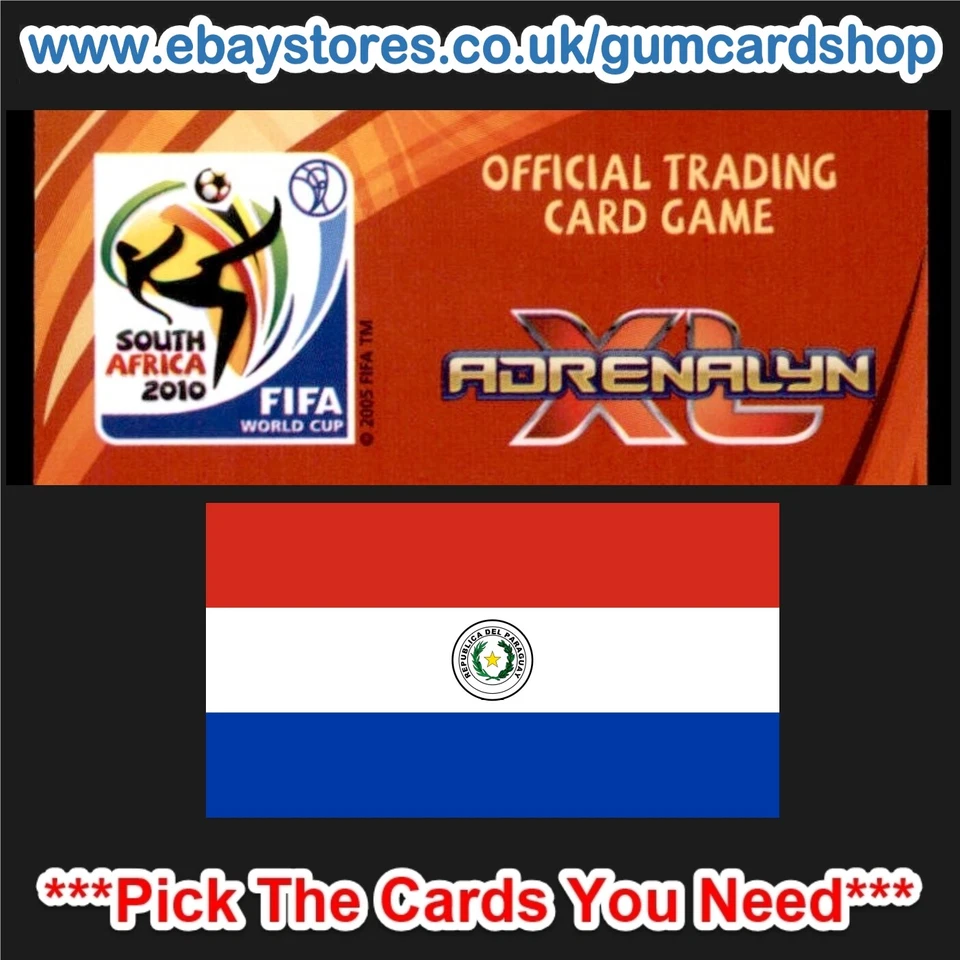 Panini World Cup 2010 Adrenalyn XL (PARAGUAY) **Please Select Cards** - Image 1 of 1