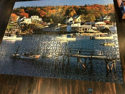 Rompecabezas Big Ben 1000 piezas 1995 4962-13 Nuevo Harbor ME Milton Bradley De colección Foto 1 de 4