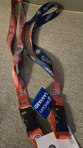 Washington Nationals Lanyard 22" Quick Release Key Ring &Breakaway 2 Diff Styles - Picture 1 of 5